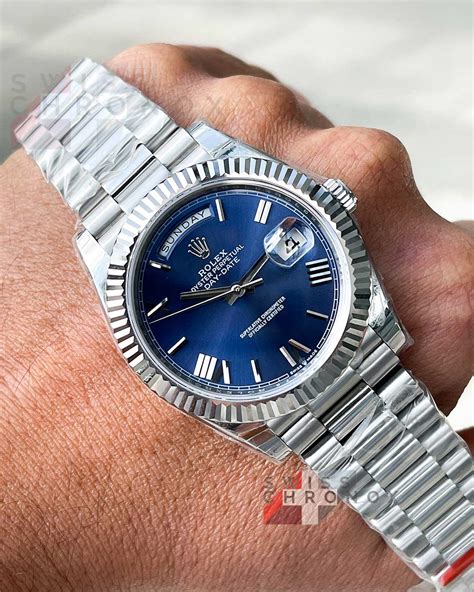 rolex day-date metal dial|rolex day date price new.